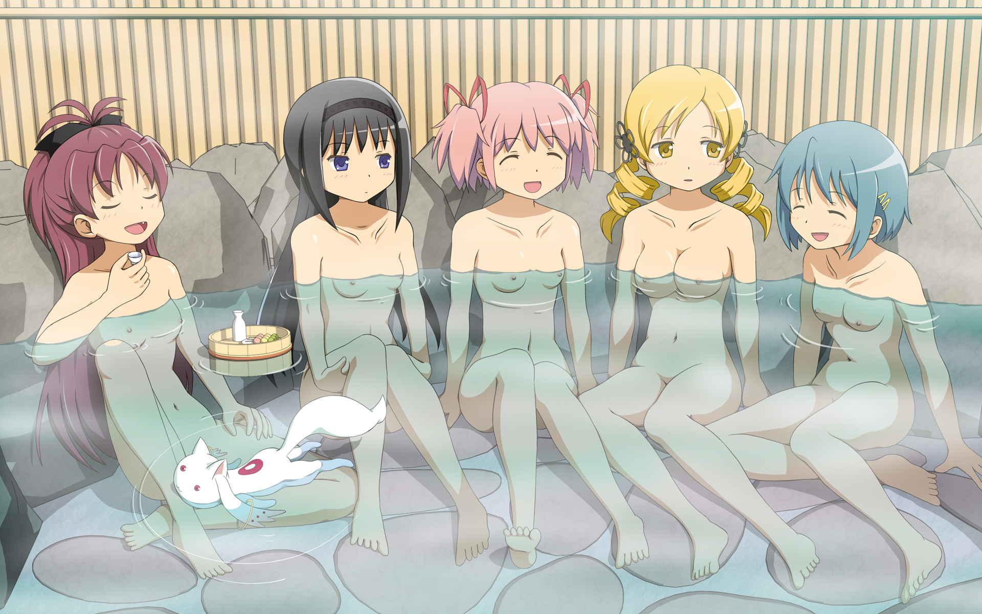 Mugenki Puella Magi Madoka Magica Akemi Homura Kaname Madoka Kyubey